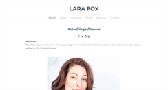 Desktop Screenshot of larafox.com